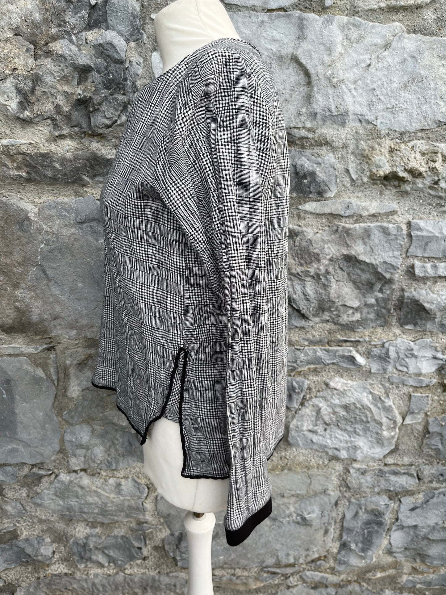 Houndstooth top uk 8