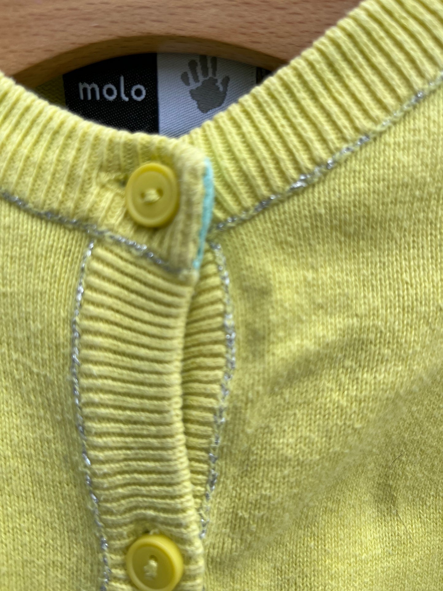 Yellow cardigan 9-12m (74-80cm)
