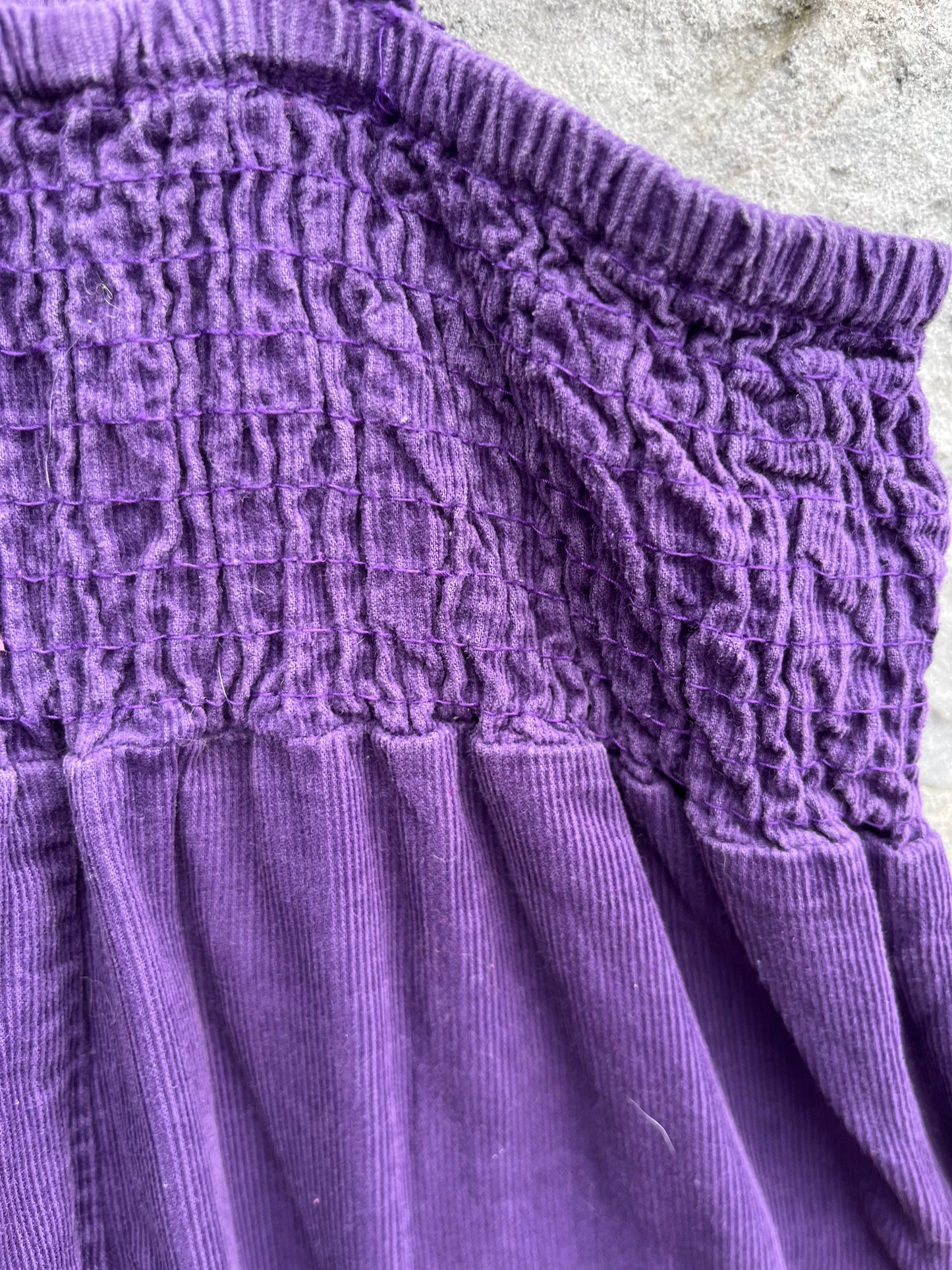 Purple cord jumpsuit 12-18m (80-86cm)