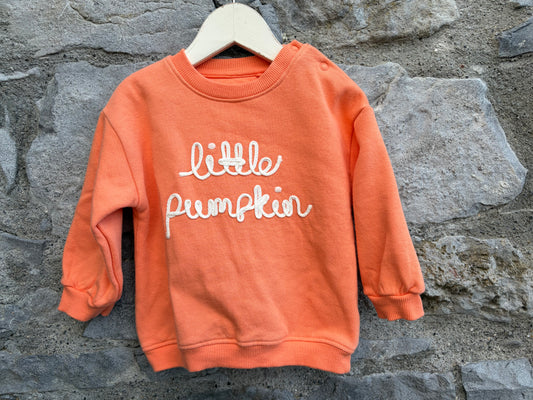 Little pumpkin sweatshirt  6-9m (68-74cm)