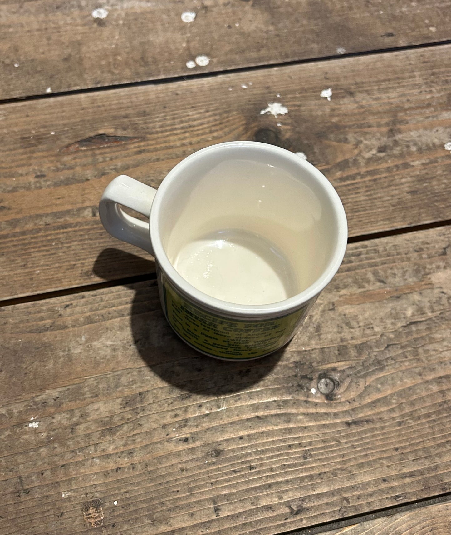 Irish coffee cup