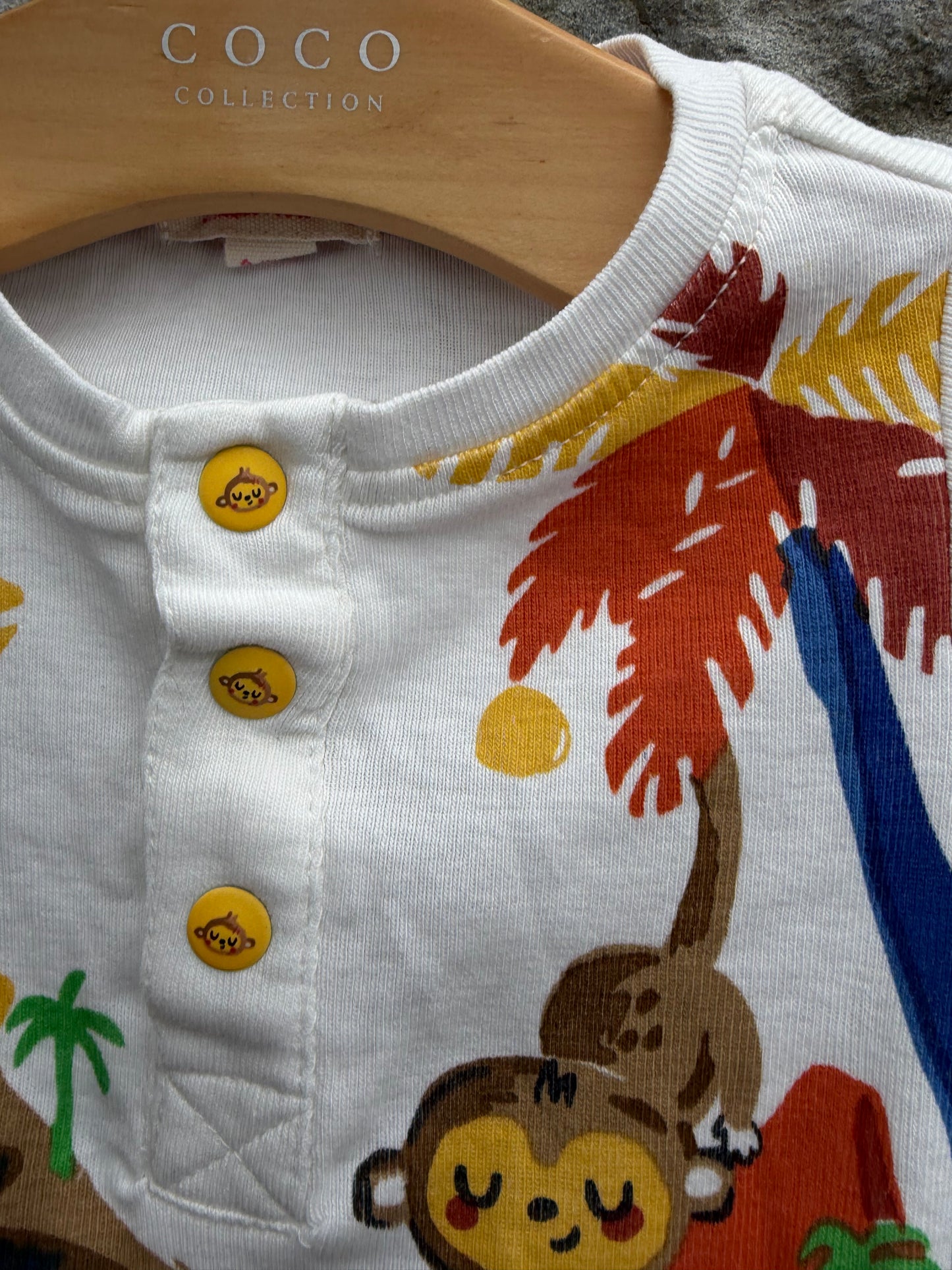 Jungle animals vest 3-6m (62-68cm)