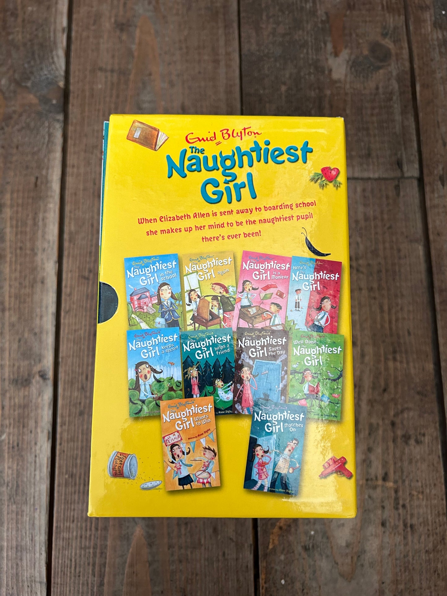 The Naughtiest girl set by Enid Blyton