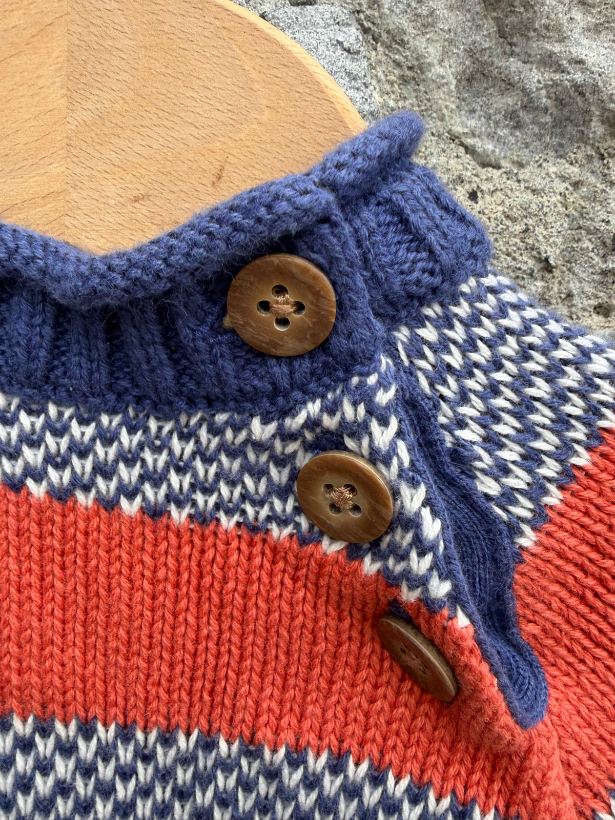Colourful panels high neck jumper  0-3m (56-62cm)