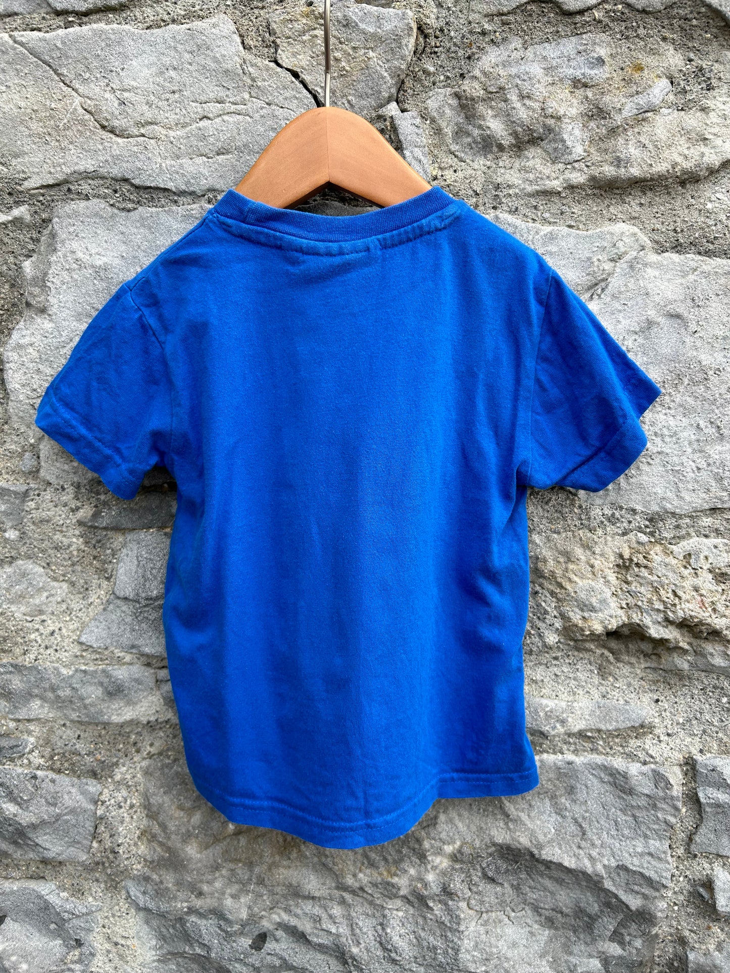 Robot blue T-shirt  2-3y (92-98cm)