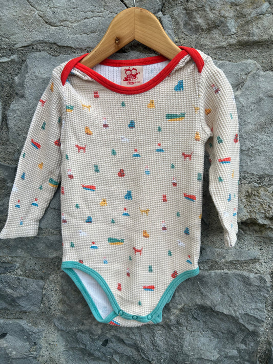 Mini animals cream vest  18-24m (86-92cm)
