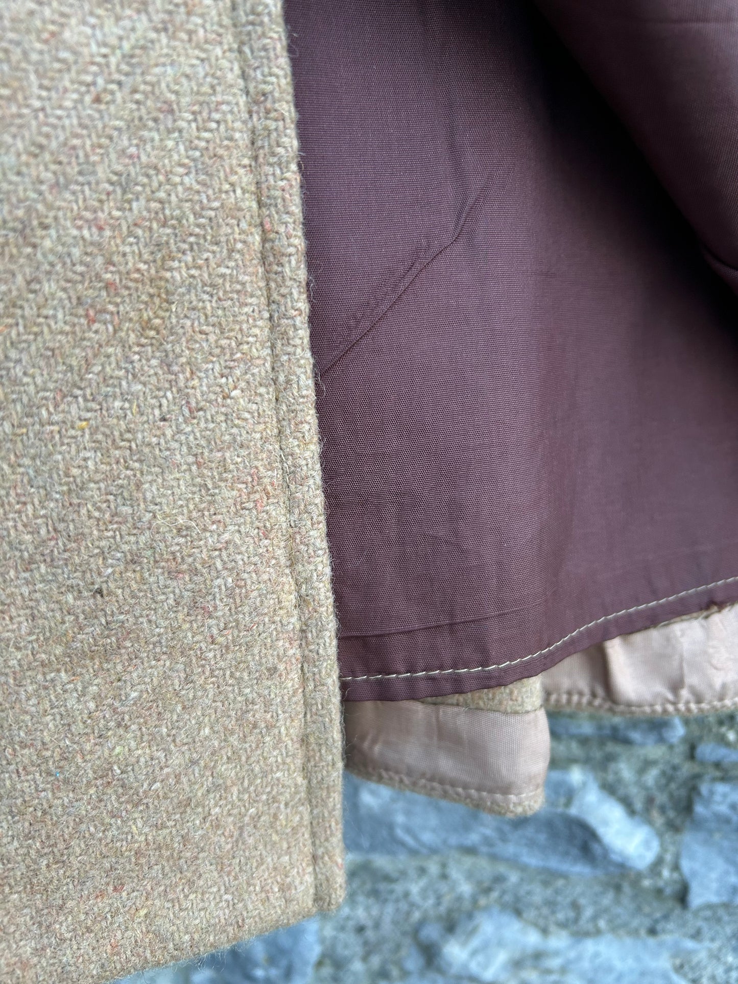 Camel double-breasted woolen coat  6y (116cm)