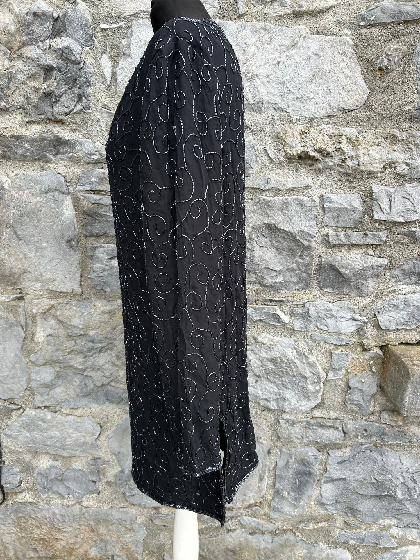 Black sequin tunic uk 12