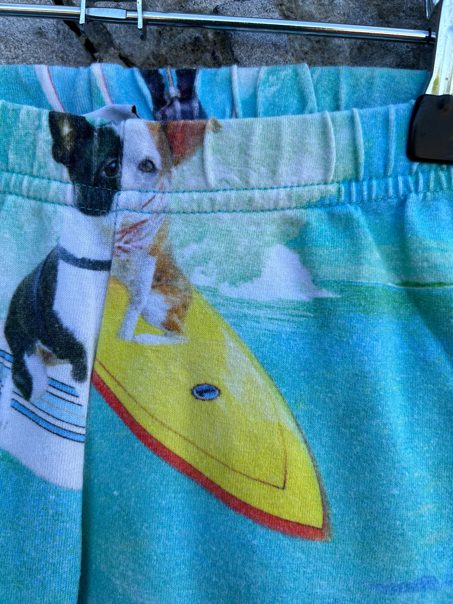 Blue surfer dogs leggings  2-3y (92-98cm)