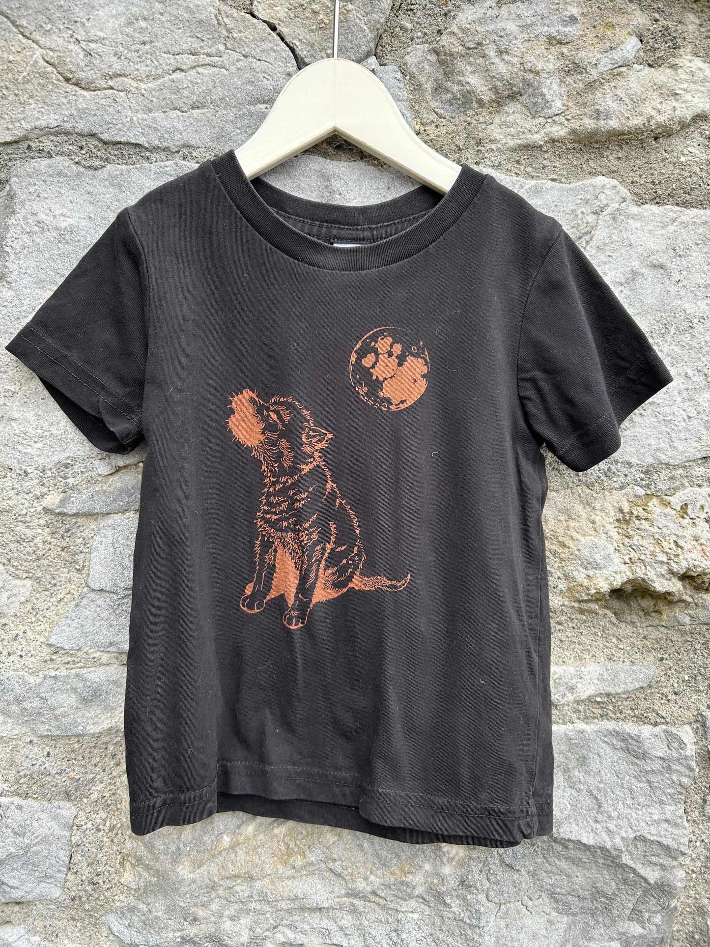 Dog&moon black T-shirt 2y (92cm)