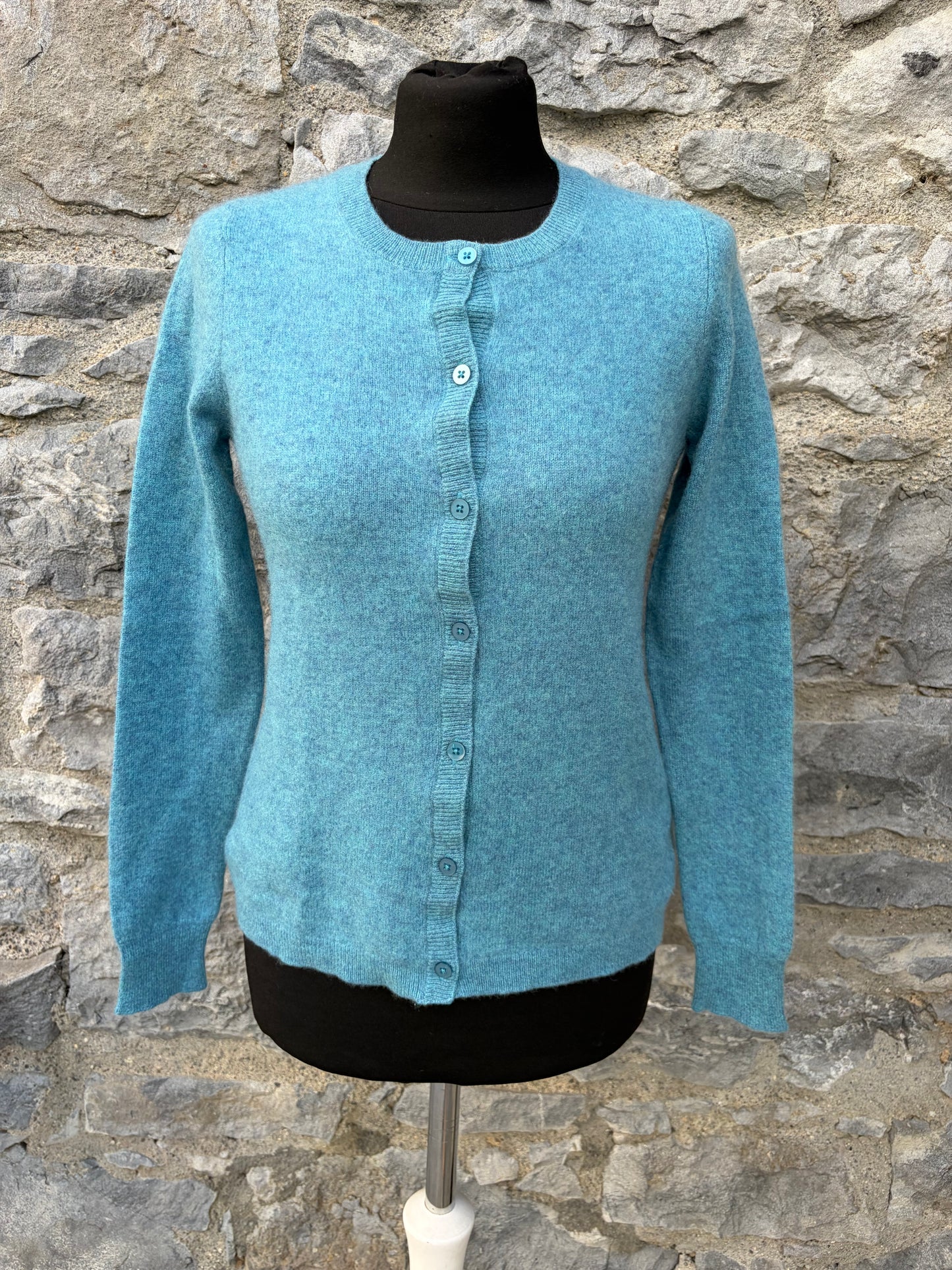 Turquoise cashmere cardigan uk 6-8