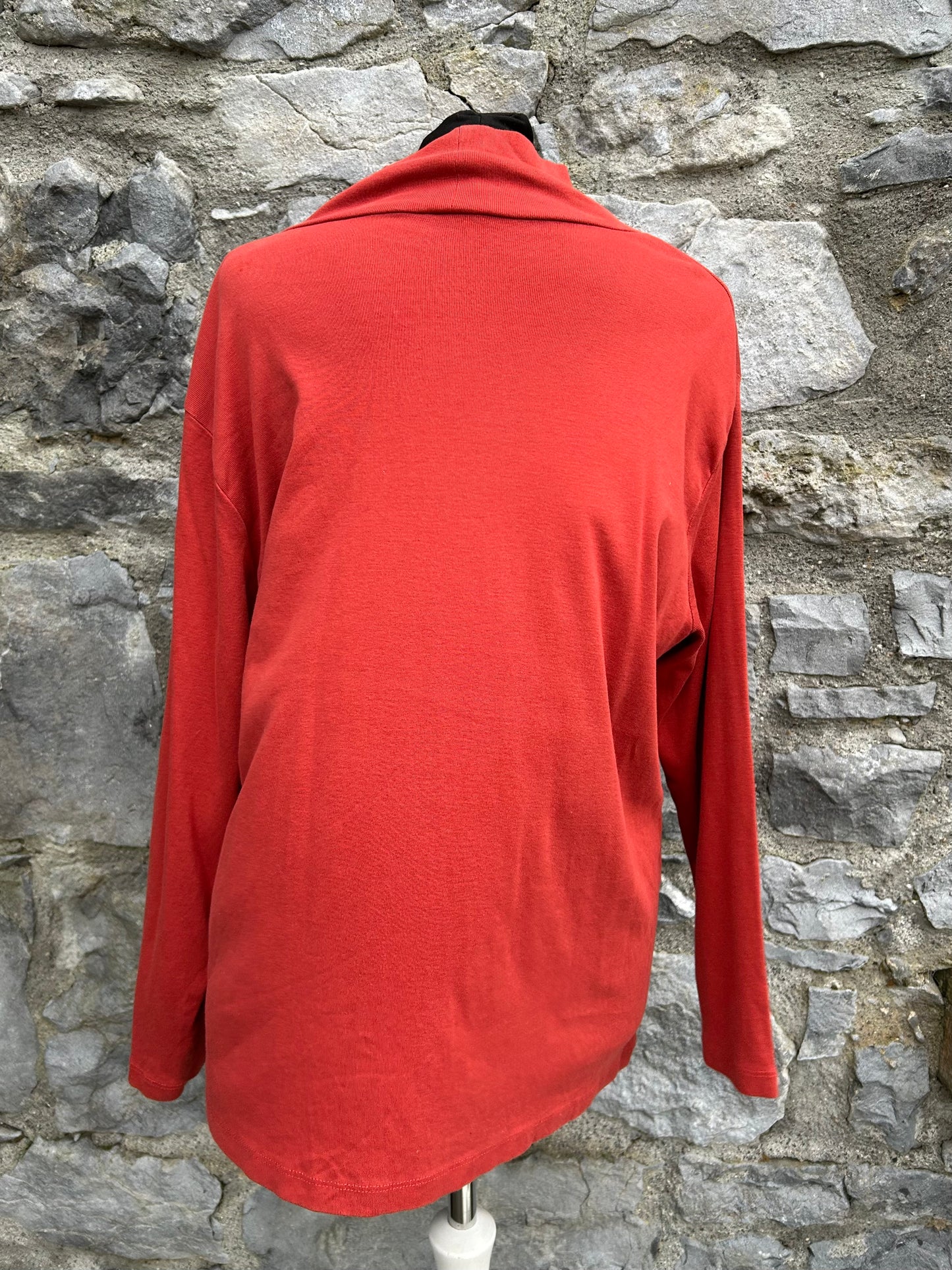 90s rusty high neck top  uk 16-18