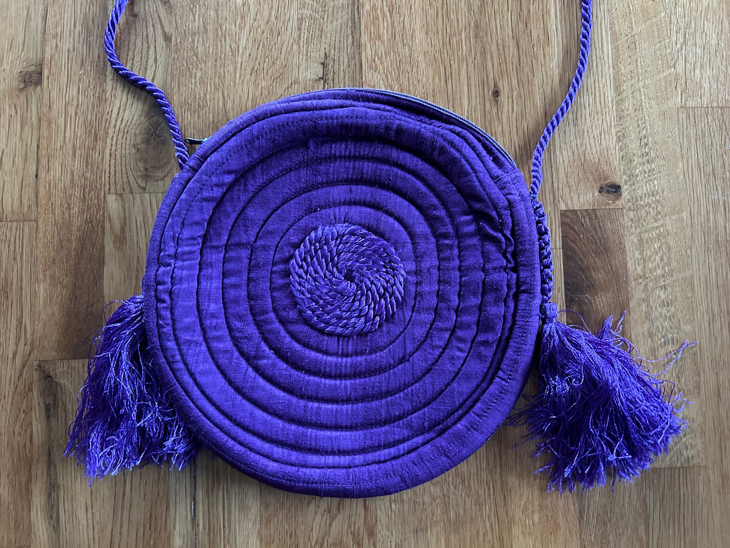 Purple circle bag