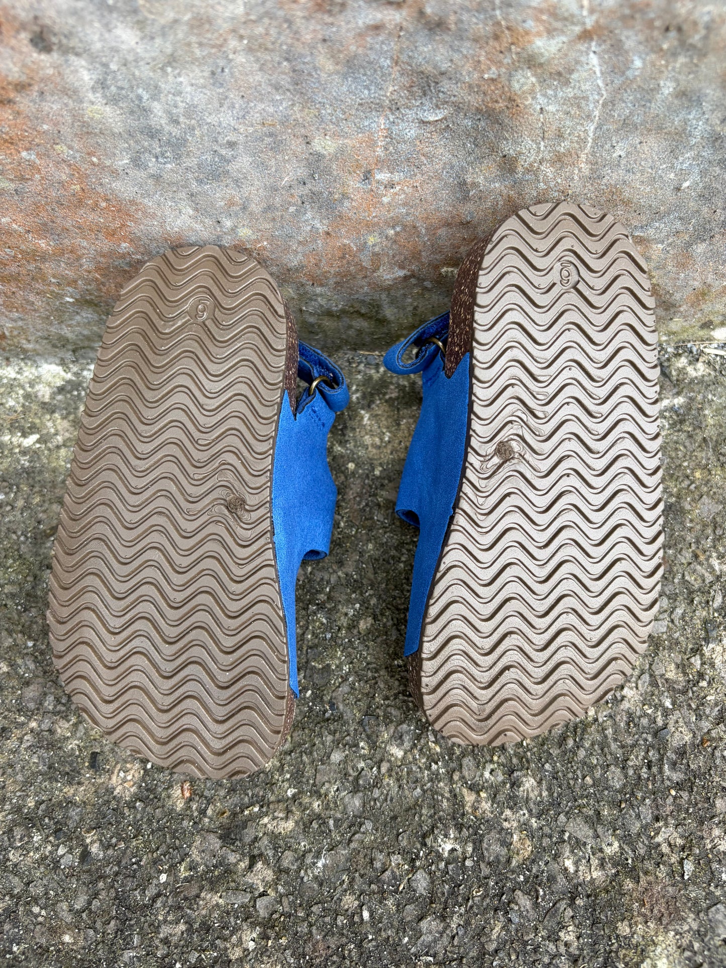 Blue sandals  uk 6F (eu 22)