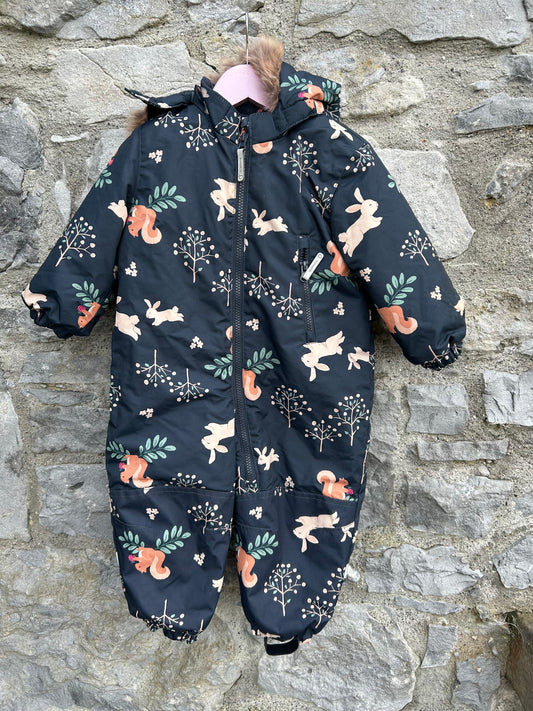 Woodland winter suit  12-18m (80-86cm)