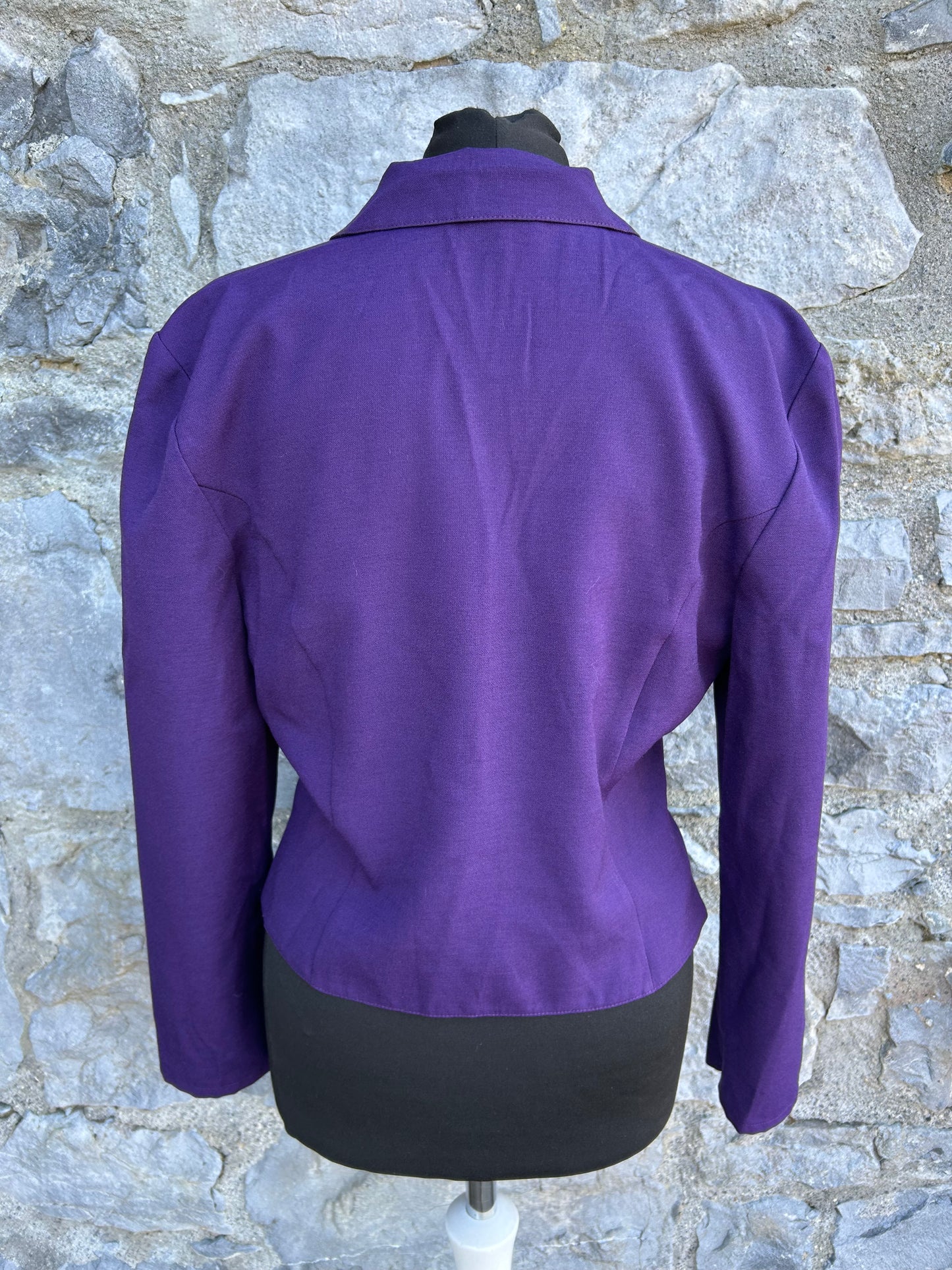 80s purple jacket uk 10-12