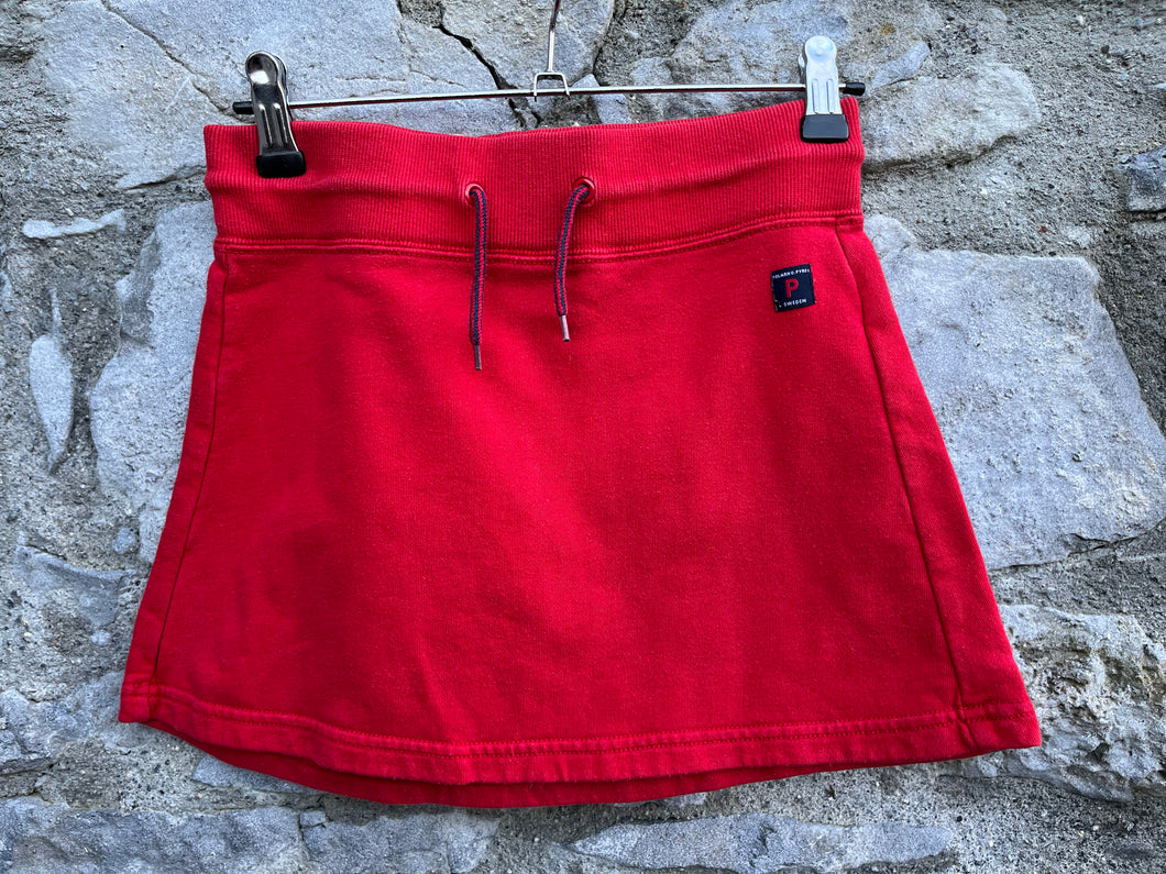 Red mini skirt  9-10y (134-140cm)