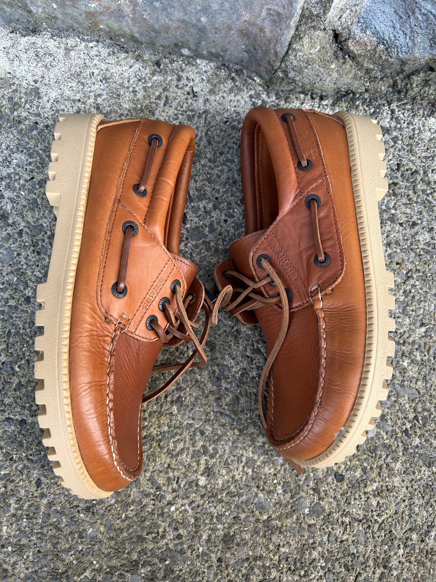 Leather Deck Style & Leather Lace Shoes  uk 5 (eu 38)