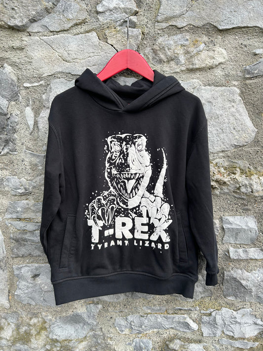 T-rex black hoodie 8y (128cm)