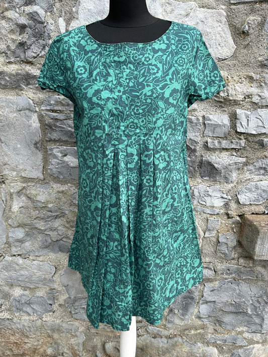 Green floral tunic uk 10-12