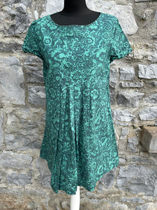 Green floral tunic uk 10-12