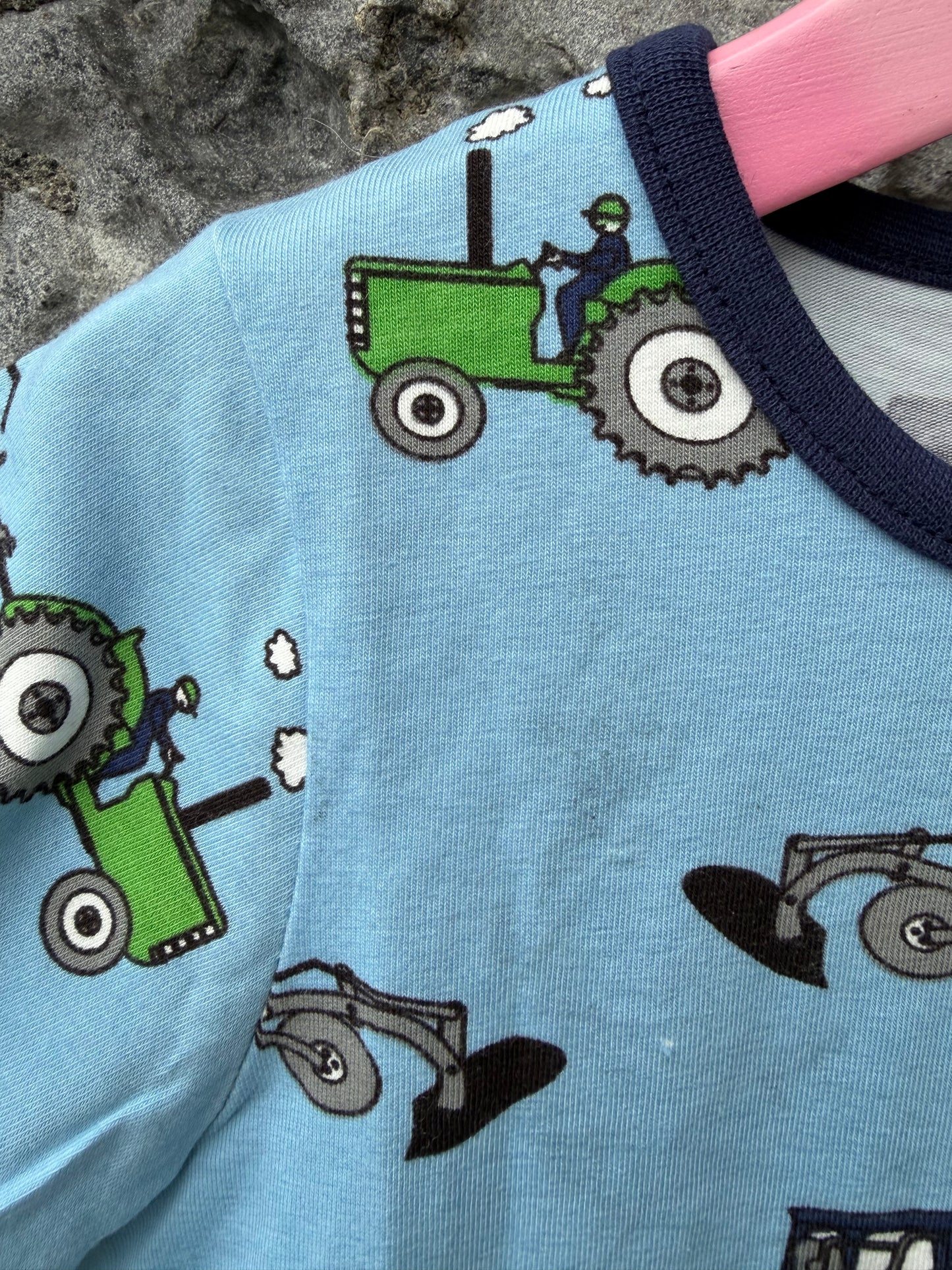Tractors blue T-shirt 3-4y (98-104cm)