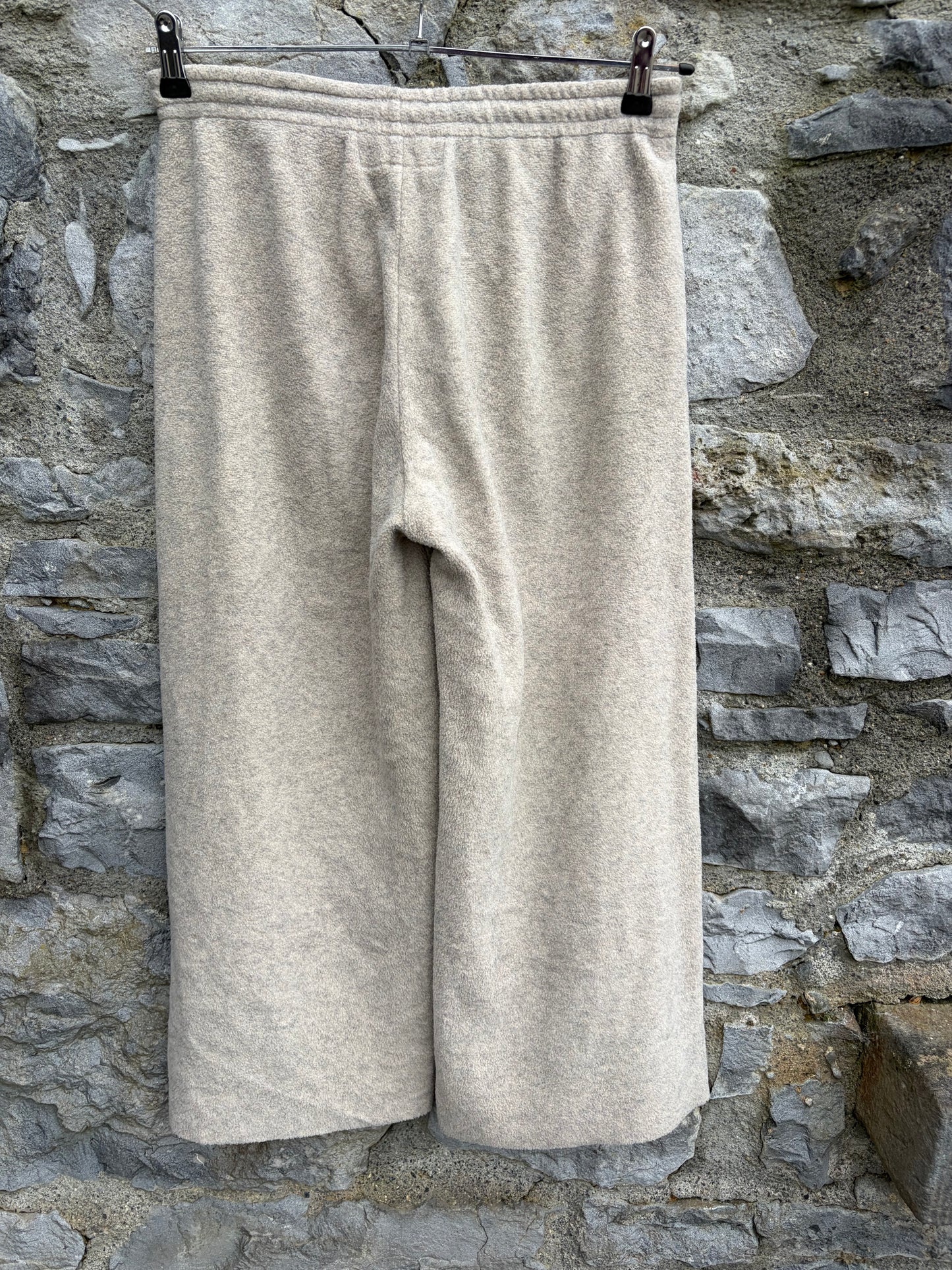 Sand fleece wide leg 3/4 pants  uk 12