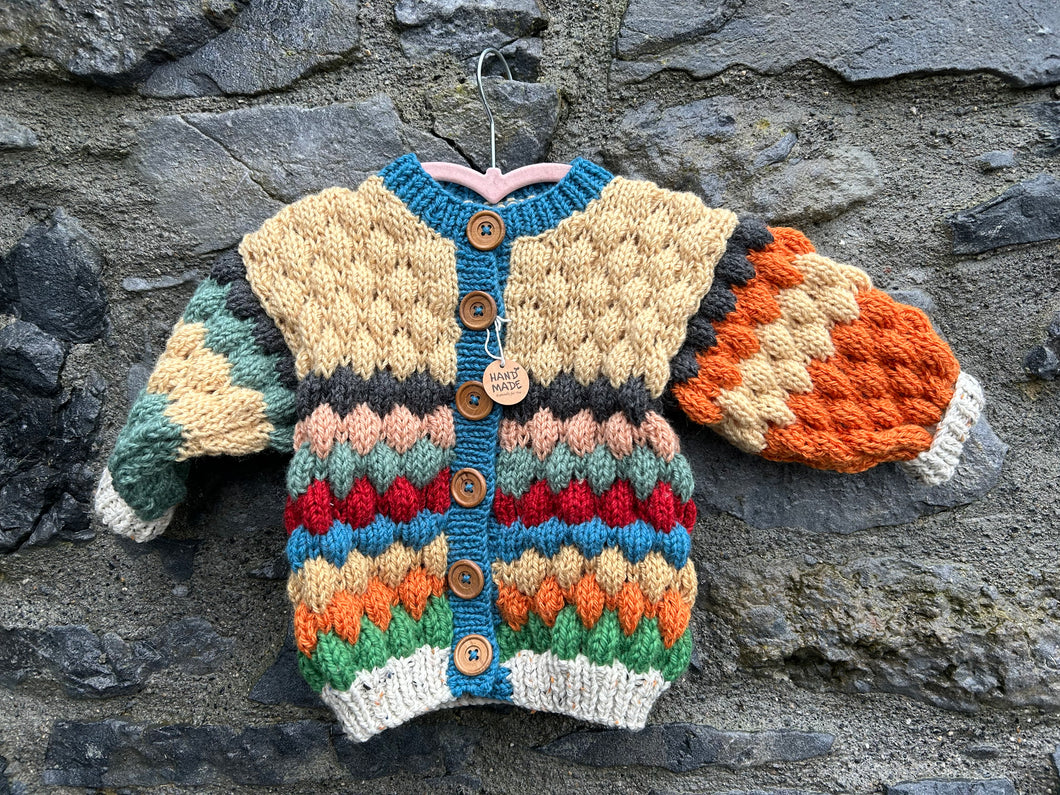 Bubble knit woolly cardigan  9-12m (74-80cm)