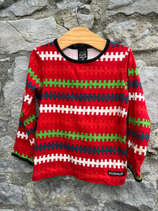 Red&green top  3y (98cm)