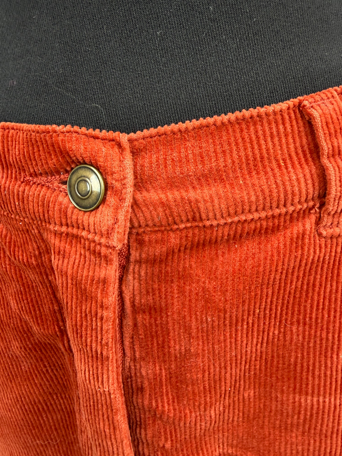 90s Rusty cord skirt uk 10-12