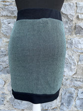 Load image into Gallery viewer, Green ribbed skirt uk 6-8
