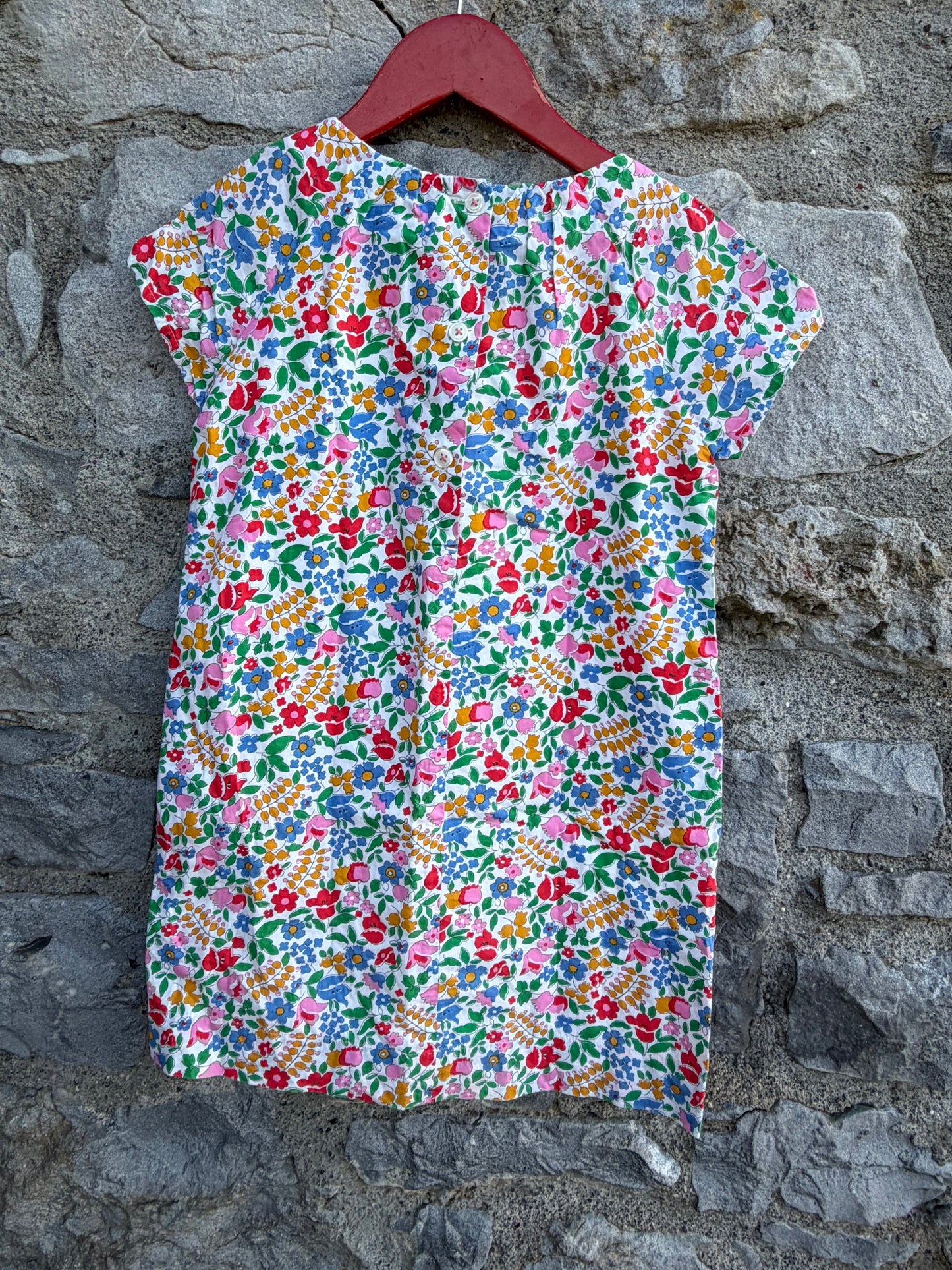 Colourful flowers dress  4-5y (104-110cm)