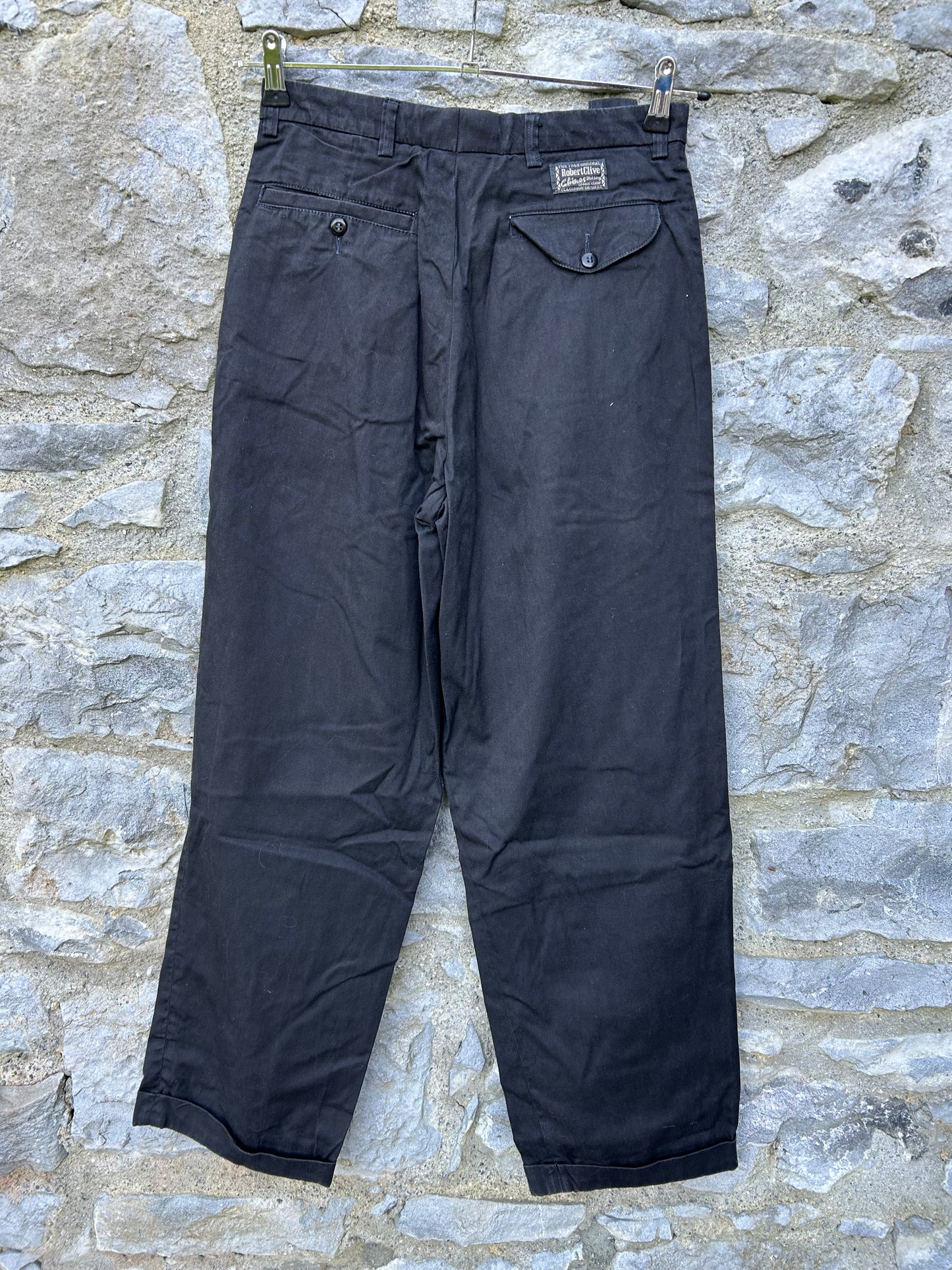 90s charcoal pants uk 10