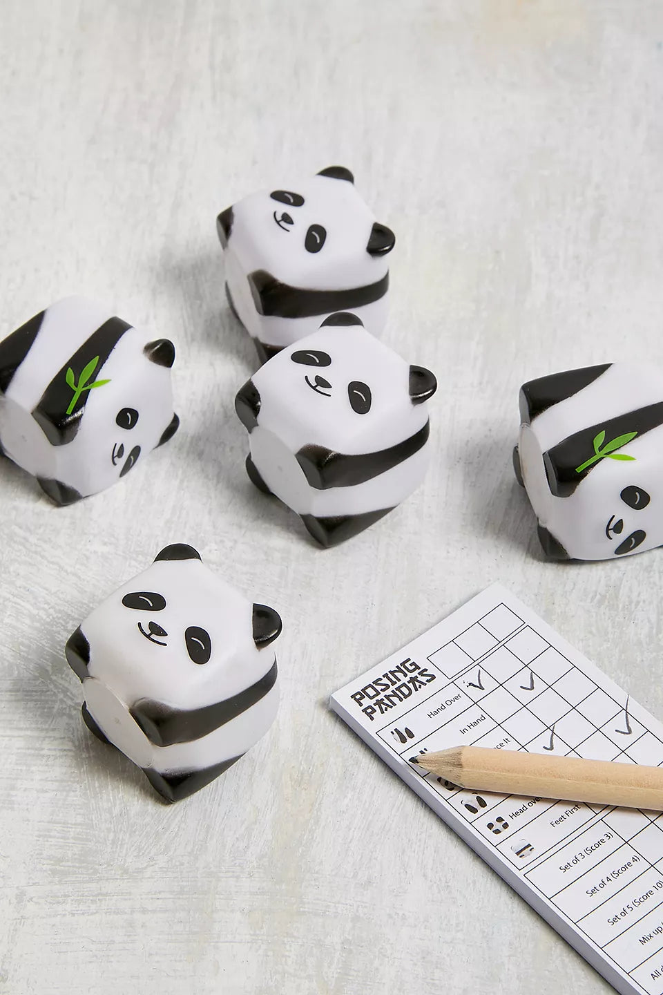 Posing pandas