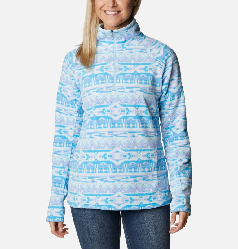 Serenity 80s Stripe Print Glacial™ IV Print Half Zip Fleece uk 8-10