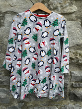 Load image into Gallery viewer, Grey penguin dress  4-5y (104-110cm)
