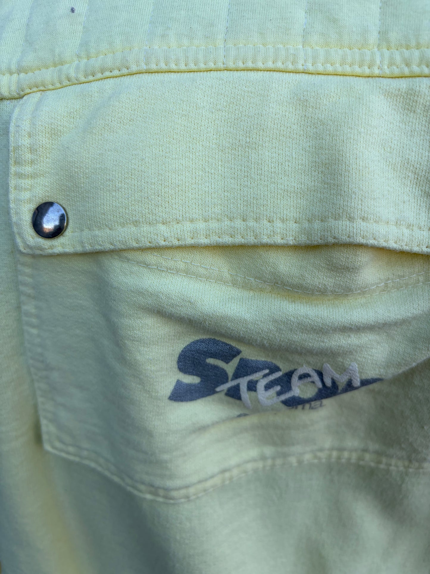 80s yellow sweatshirt uk 12-14