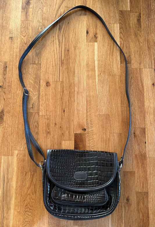 Black "crocodile" bag