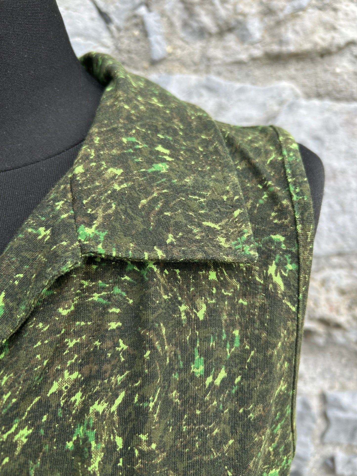 Green sleeveless dress uk 12