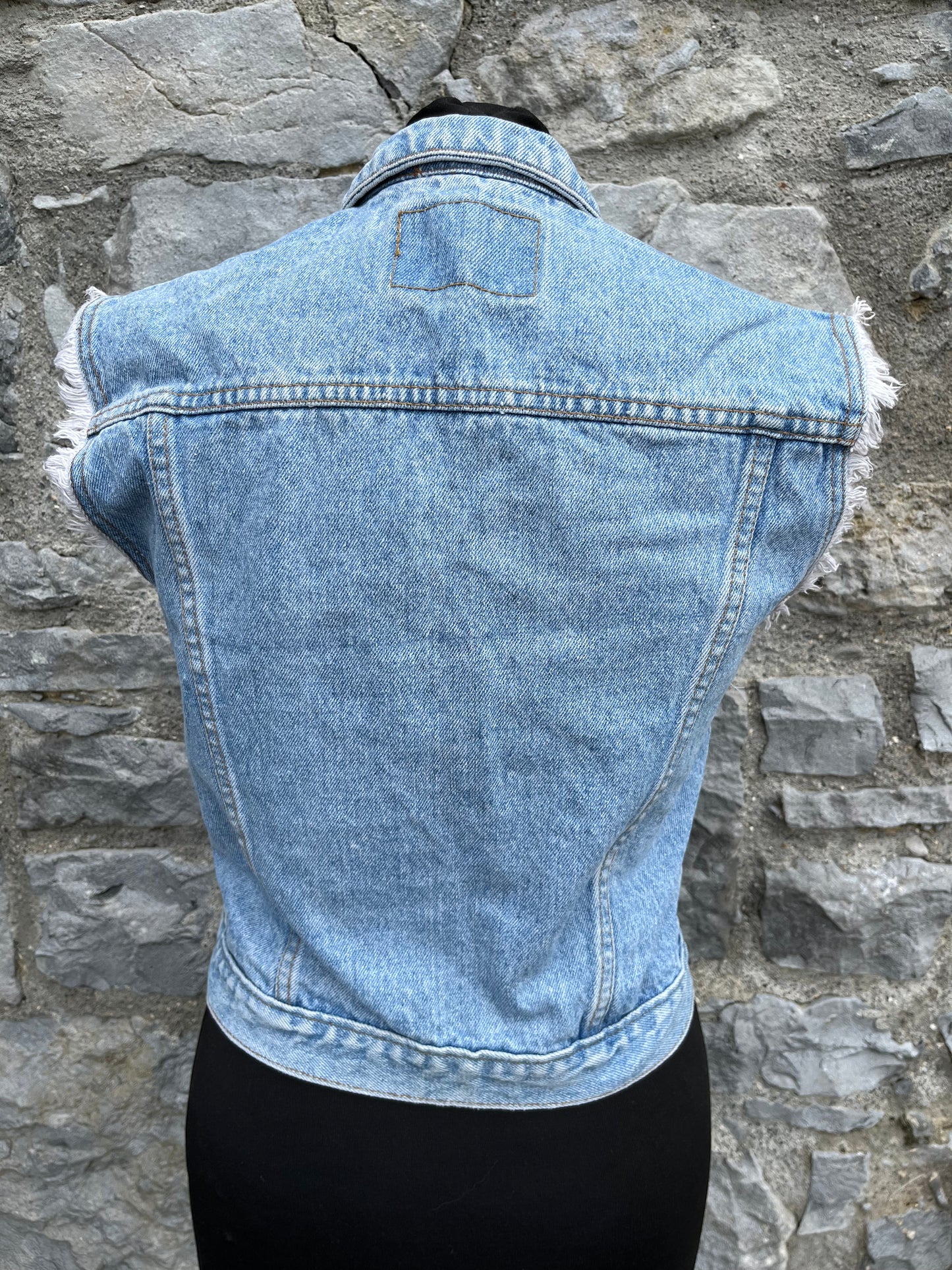 80s denim gilet 12y (152cm)