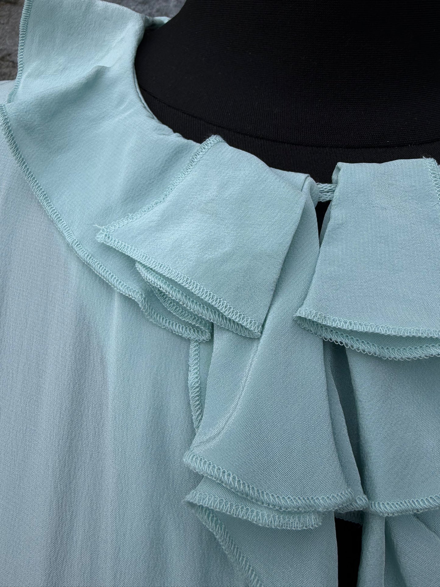 Mint silk dress uk 8-10