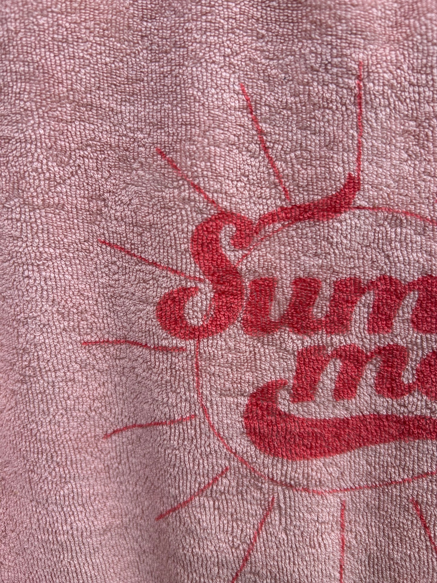 Summer peach Terry sweatshirt  4-5y (104-110cm)