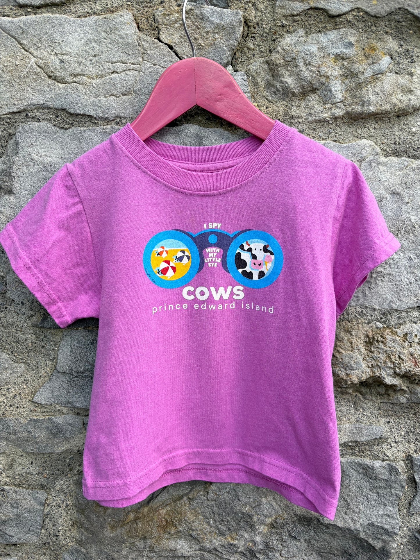 I spy pink t-shirt  3-4y (98-104cm)