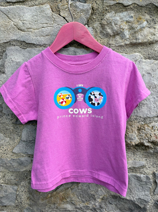 I spy pink t-shirt  3-4y (98-104cm)