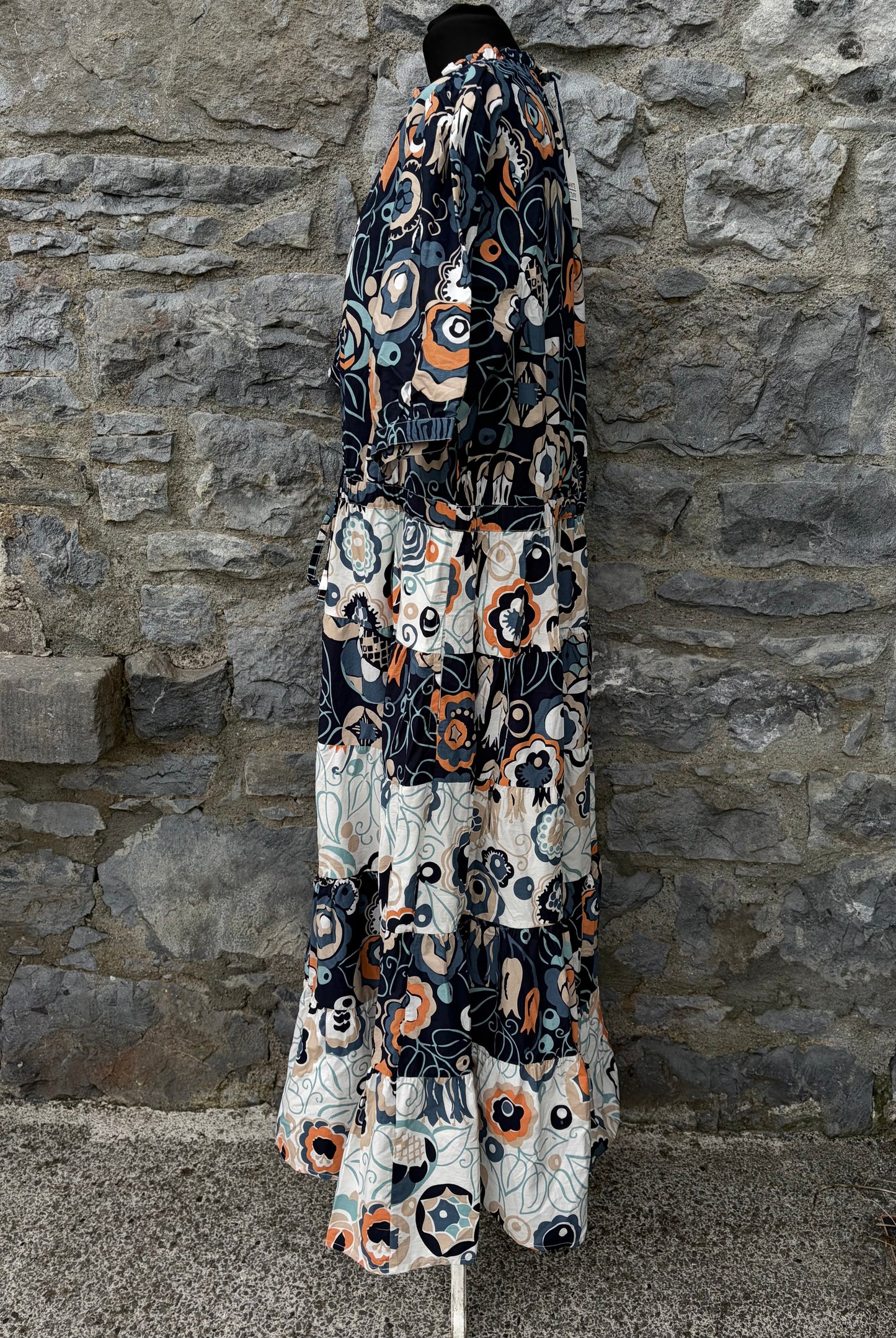 Blue&orange Elle Tiered Midi Dress uk 18-20