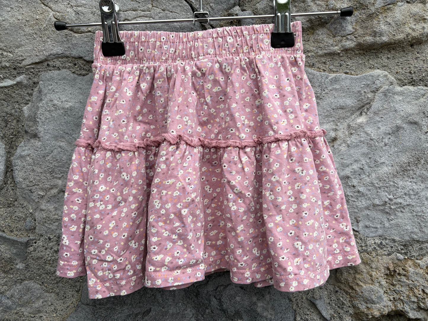 Pink floral skirt 3-4y (98-104cm)