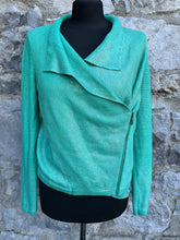 Load image into Gallery viewer, Green shiny jacket uk 10-12
