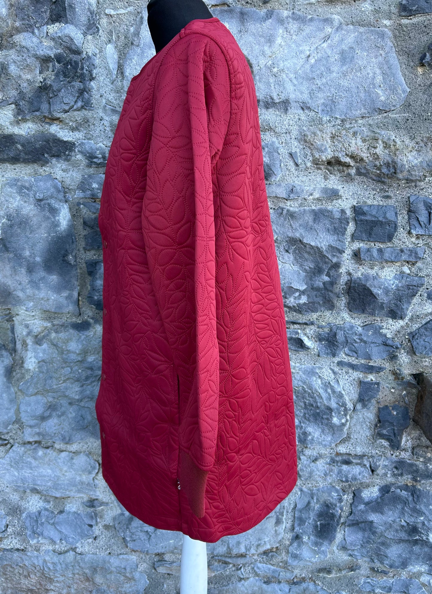 Dark red coat uk 10