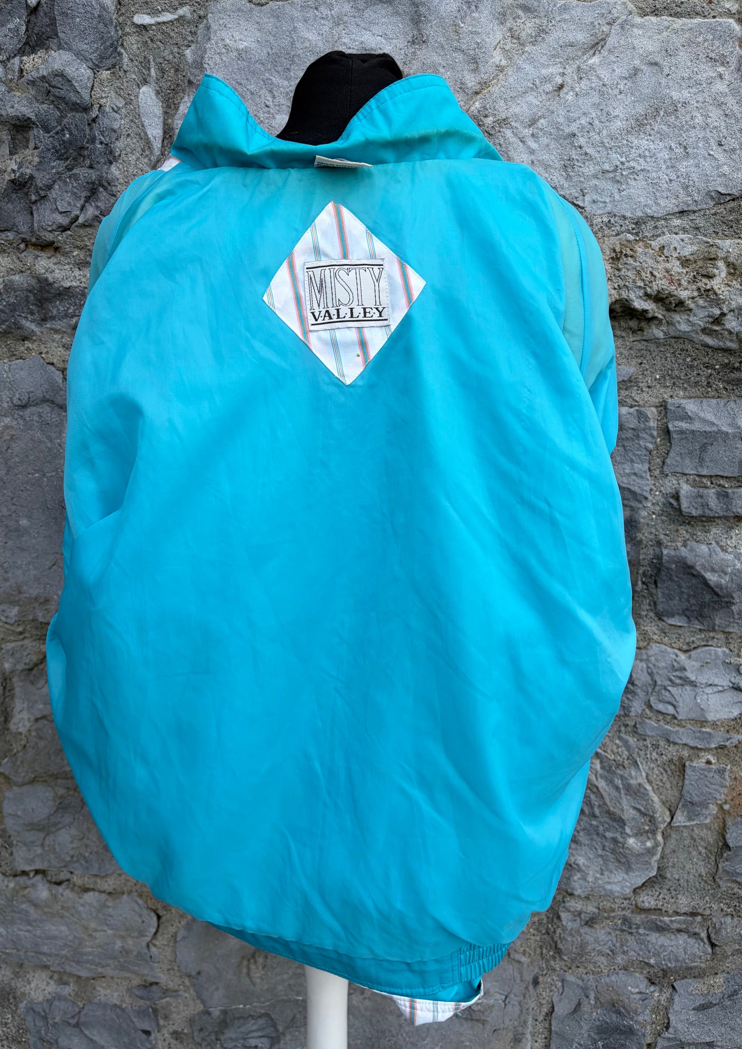 80s blue jacket uk 14