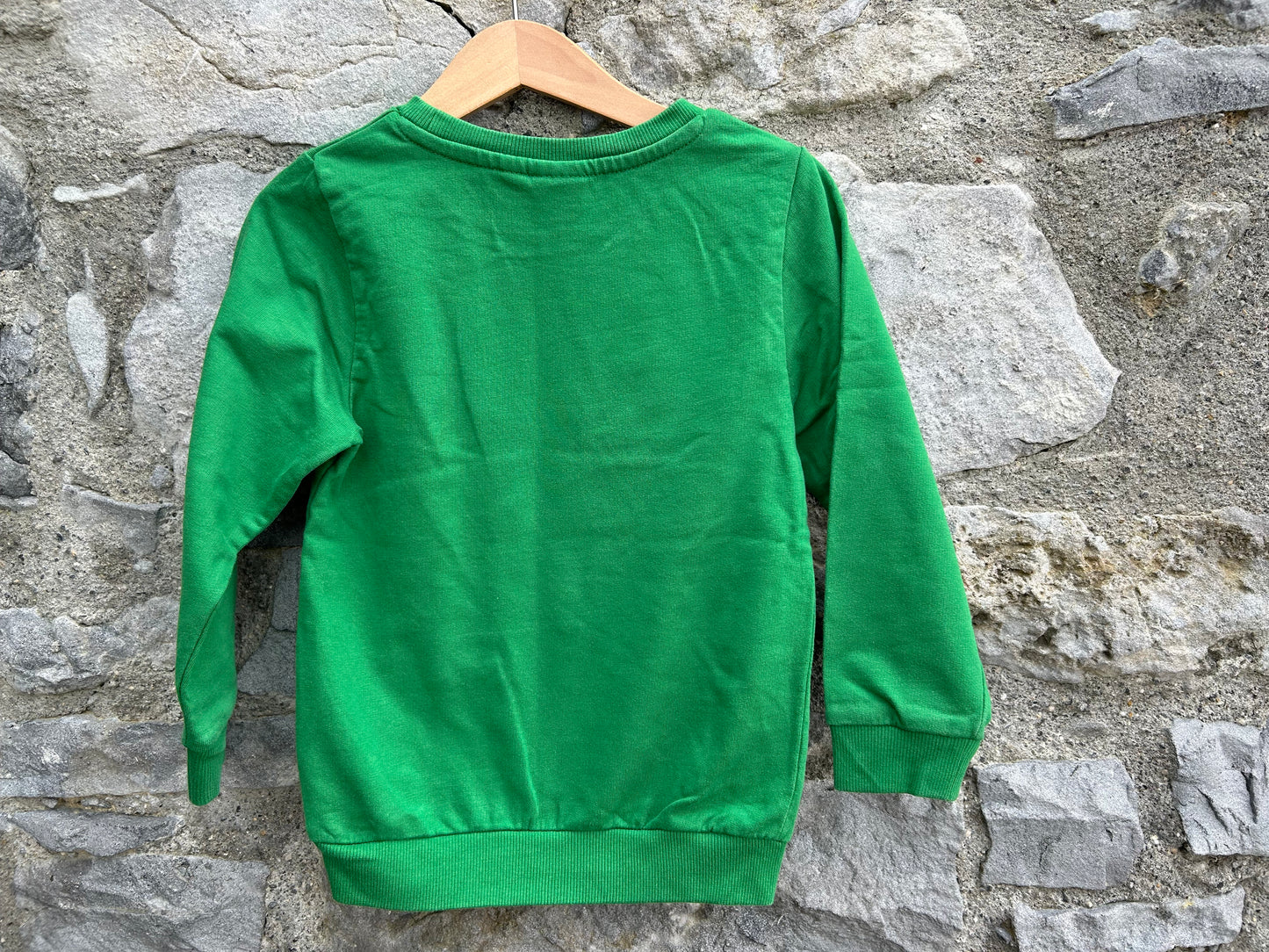 Green sweatshirt  2-3y (92-98cm)